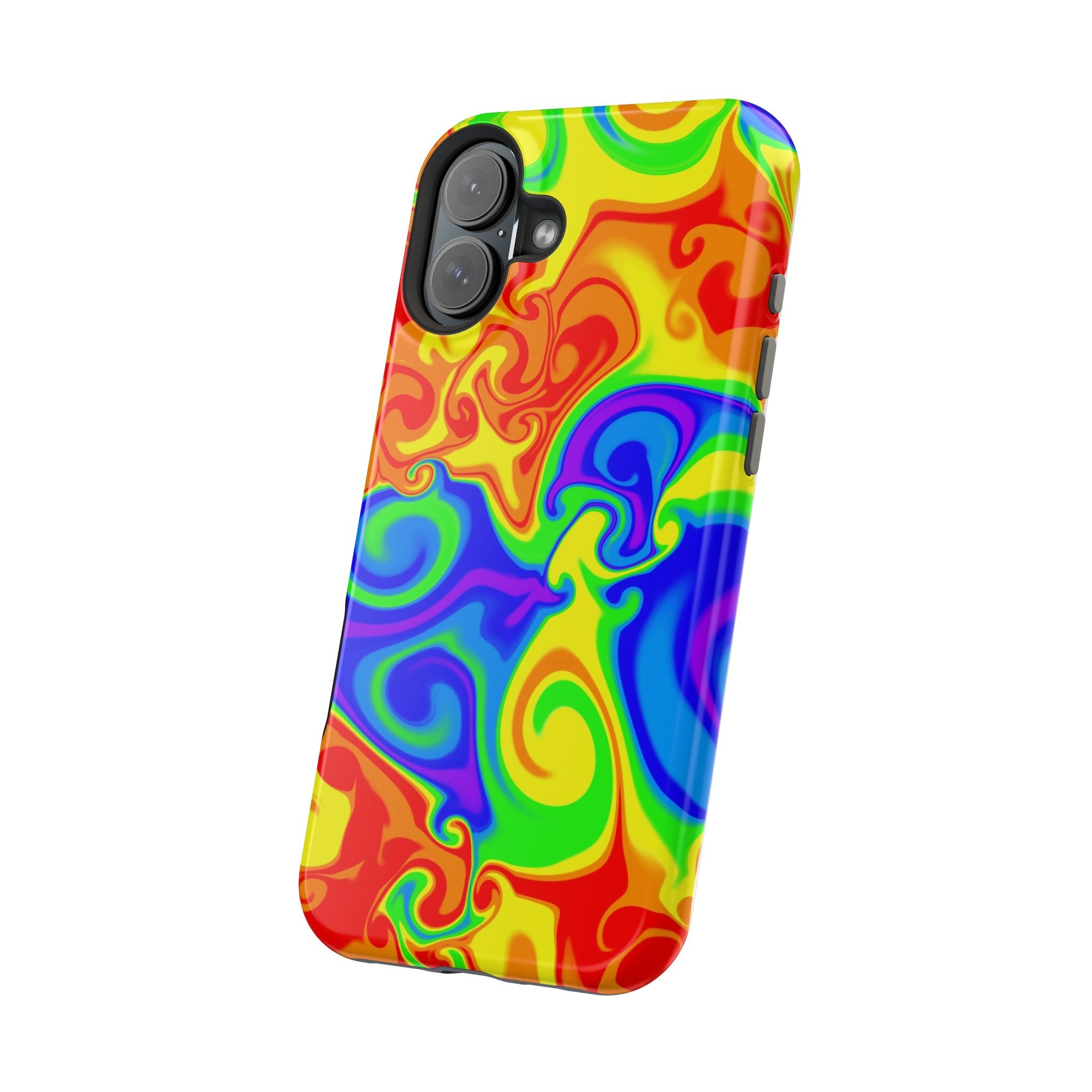 Psychedelic Swirl Magnetic Impact-Resistant Phone Case