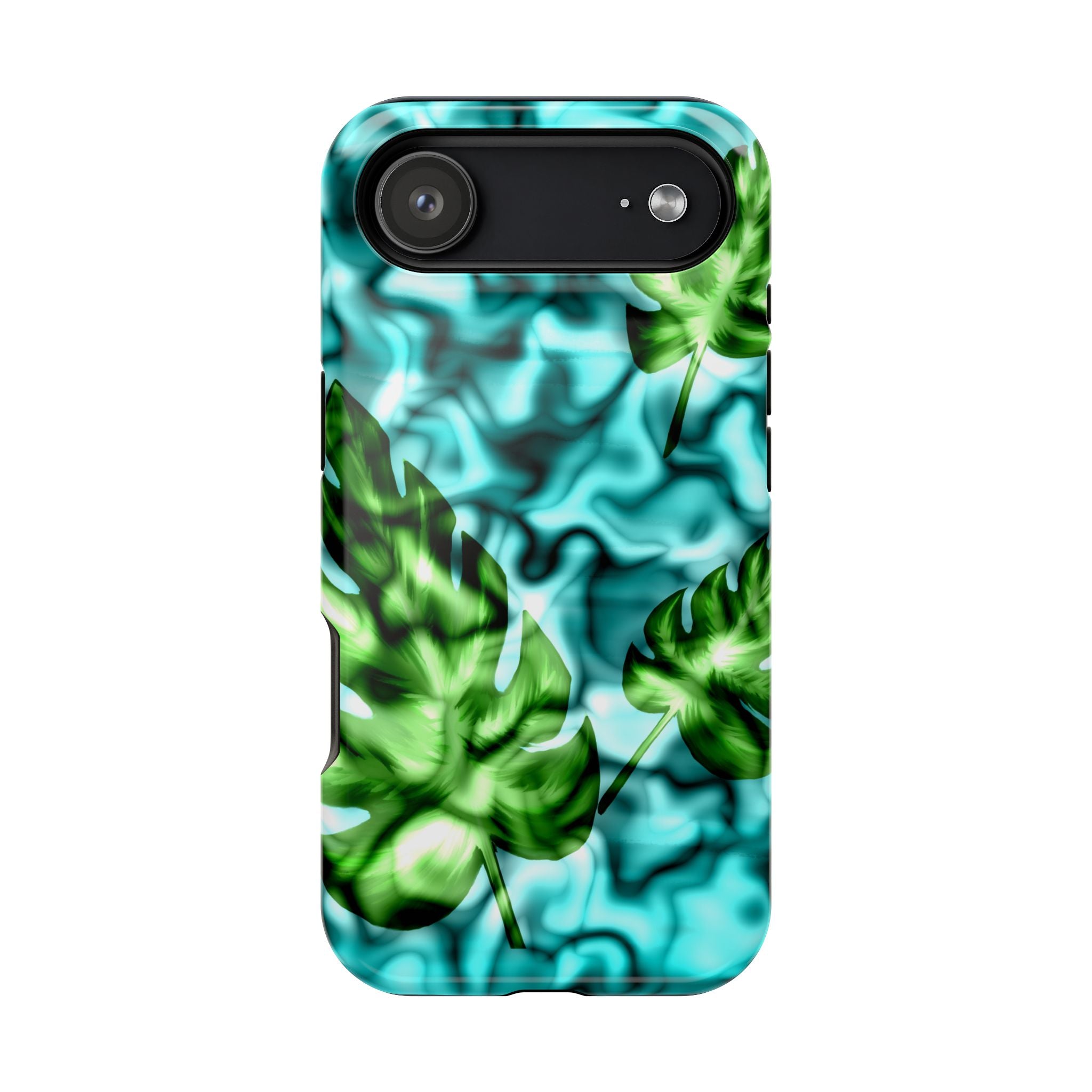 Phone Case — Tropical Monstera Leaves Magnetic Impact-Resistant Cover