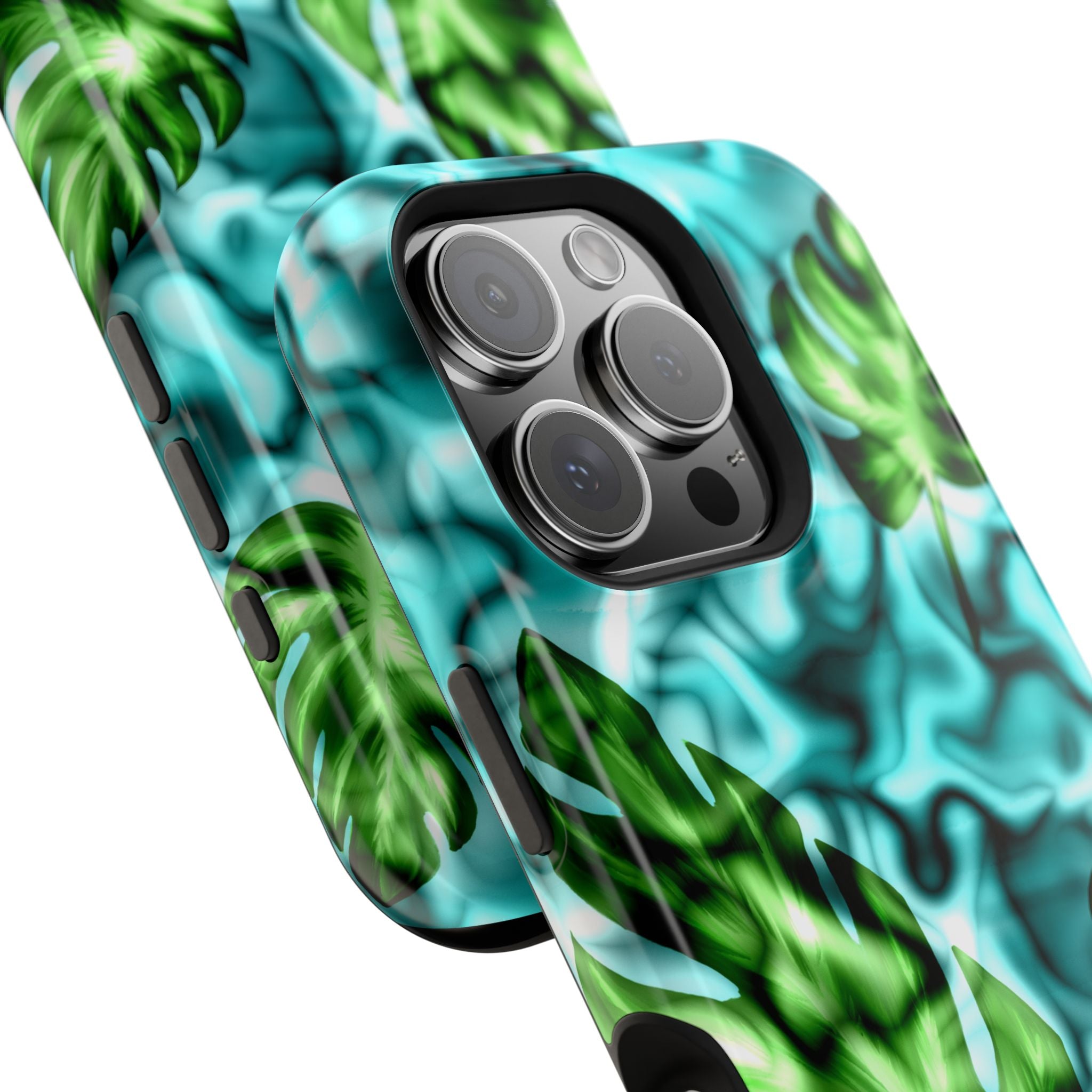 Phone Case — Tropical Monstera Leaves Magnetic Impact-Resistant Cover