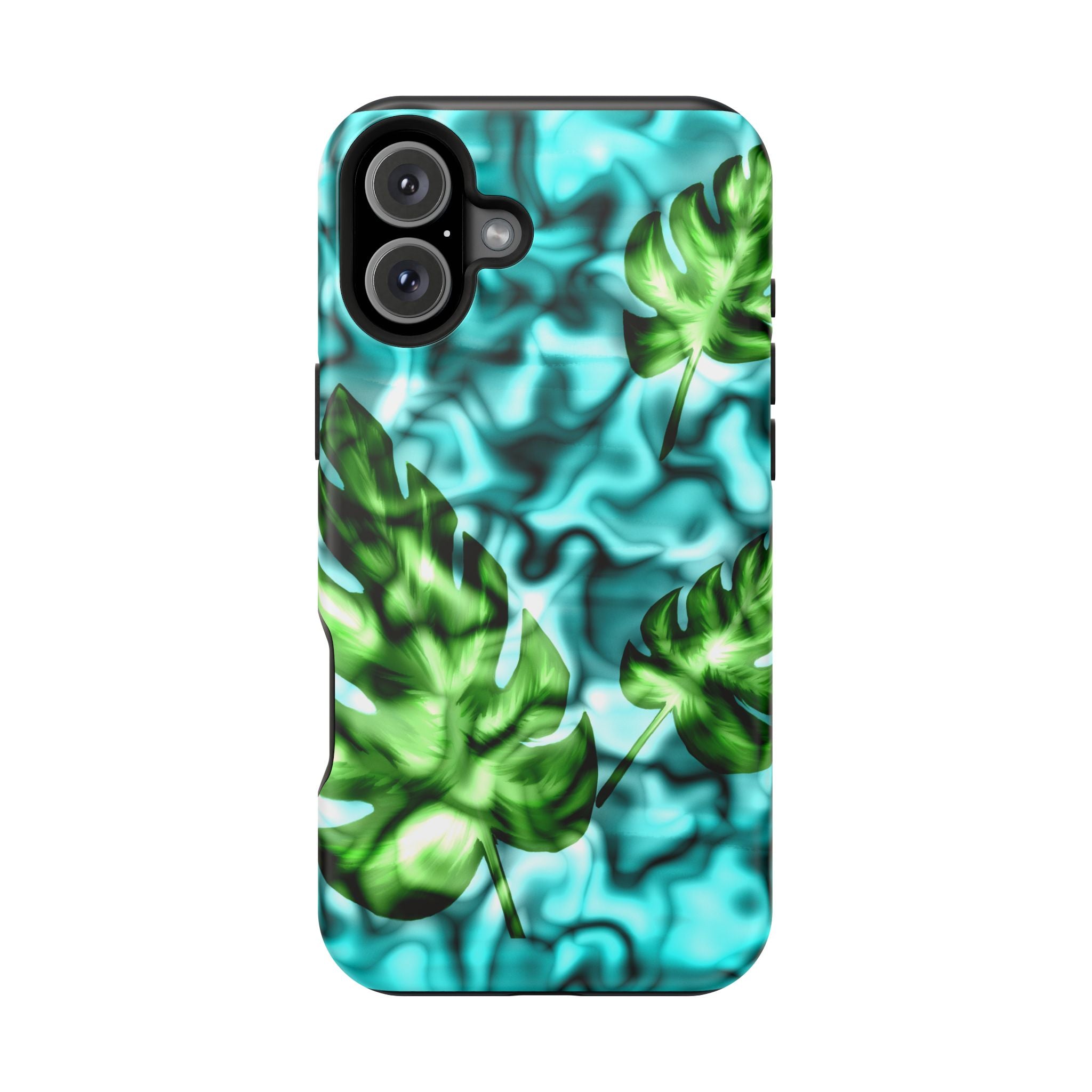 Phone Case — Tropical Monstera Leaves Magnetic Impact-Resistant Cover