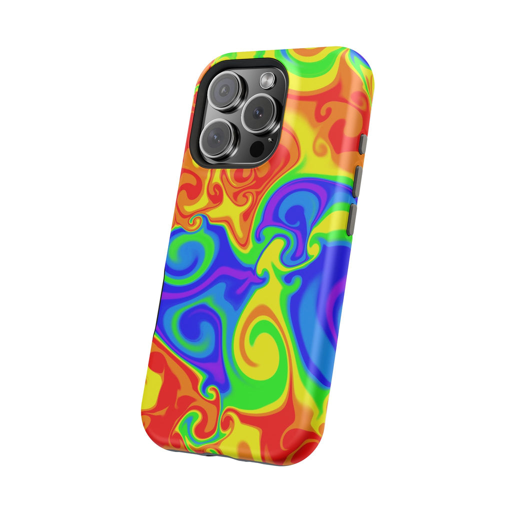 Psychedelic Swirl Magnetic Impact-Resistant Phone Case