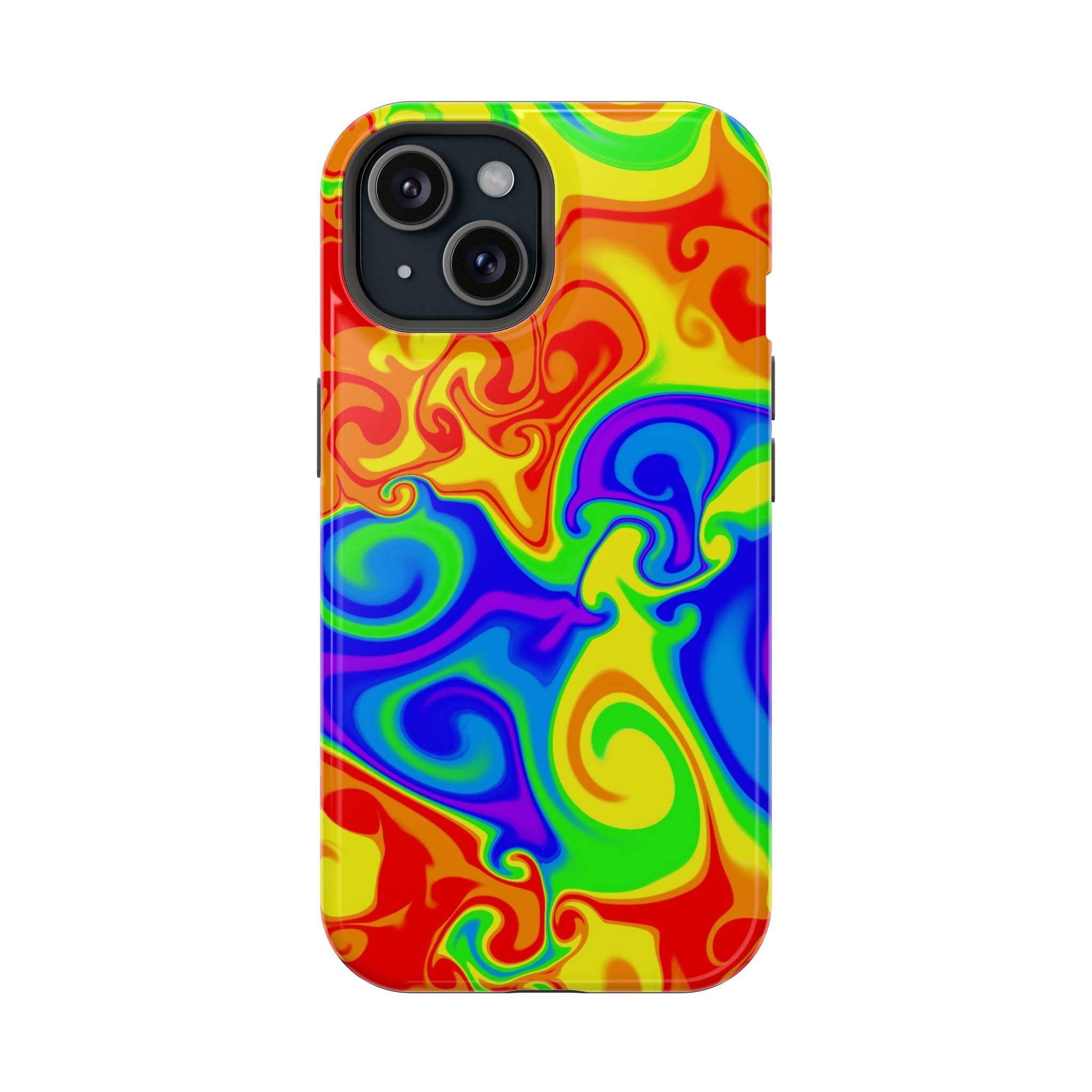 Psychedelic Swirl Magnetic Impact-Resistant Phone Case