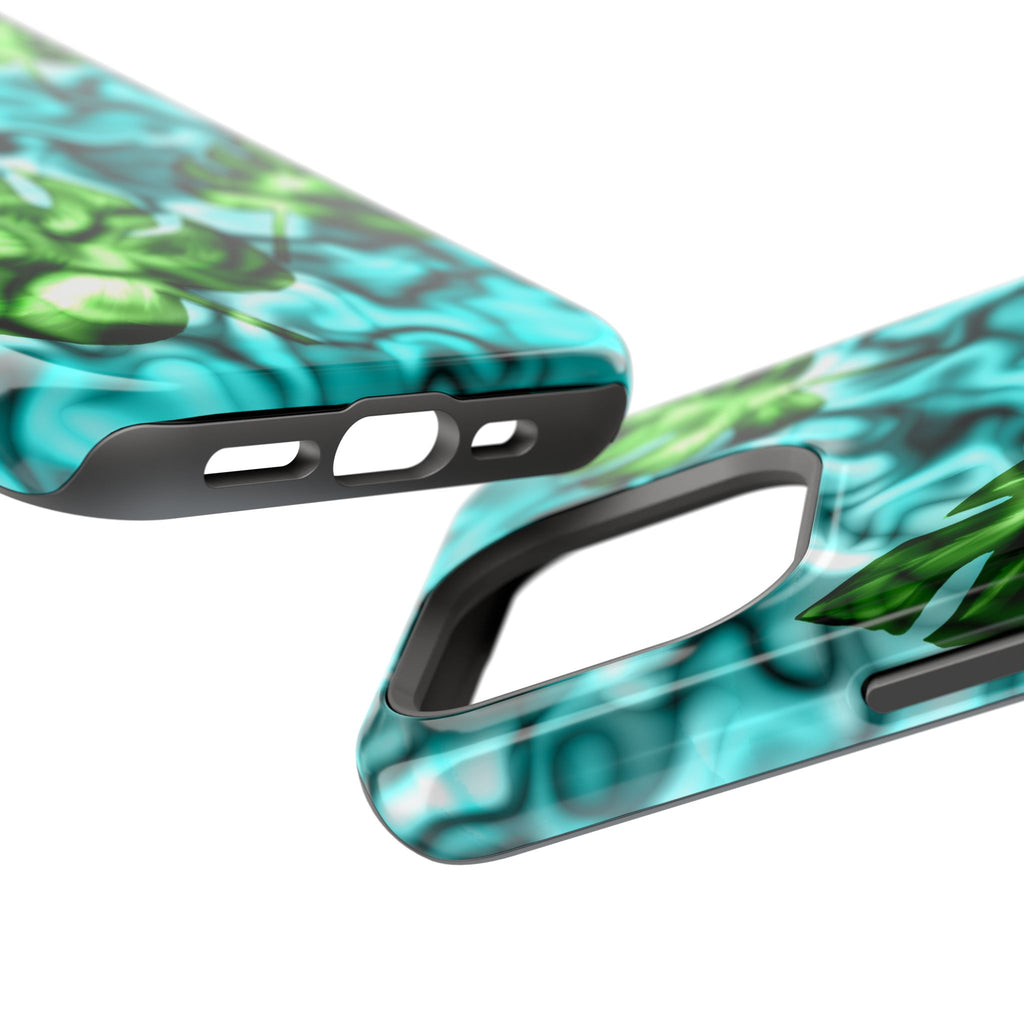Phone Case — Tropical Monstera Leaves Magnetic Impact-Resistant Cover