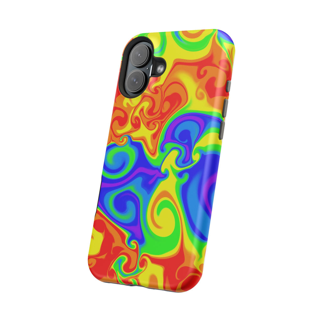 Psychedelic Swirl Magnetic Impact-Resistant Phone Case