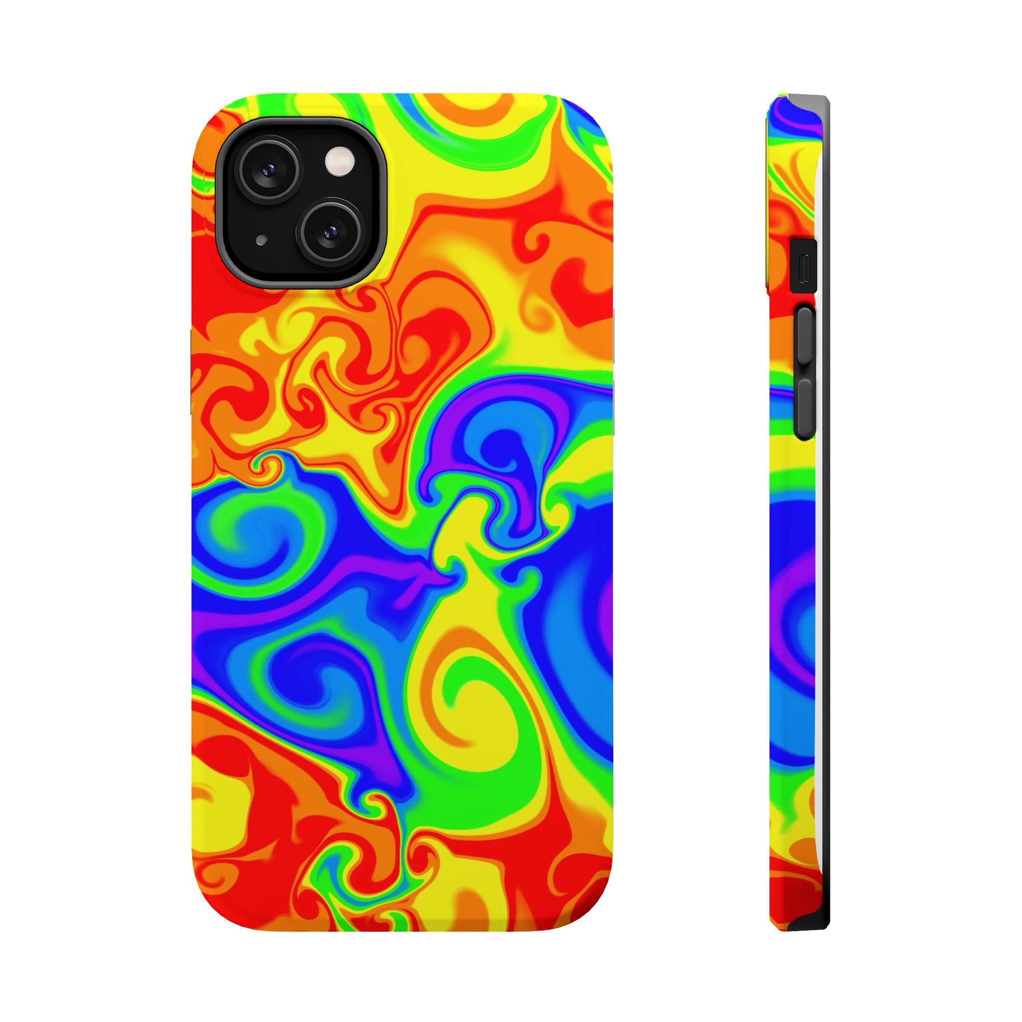Psychedelic Swirl Magnetic Impact-Resistant Phone Case