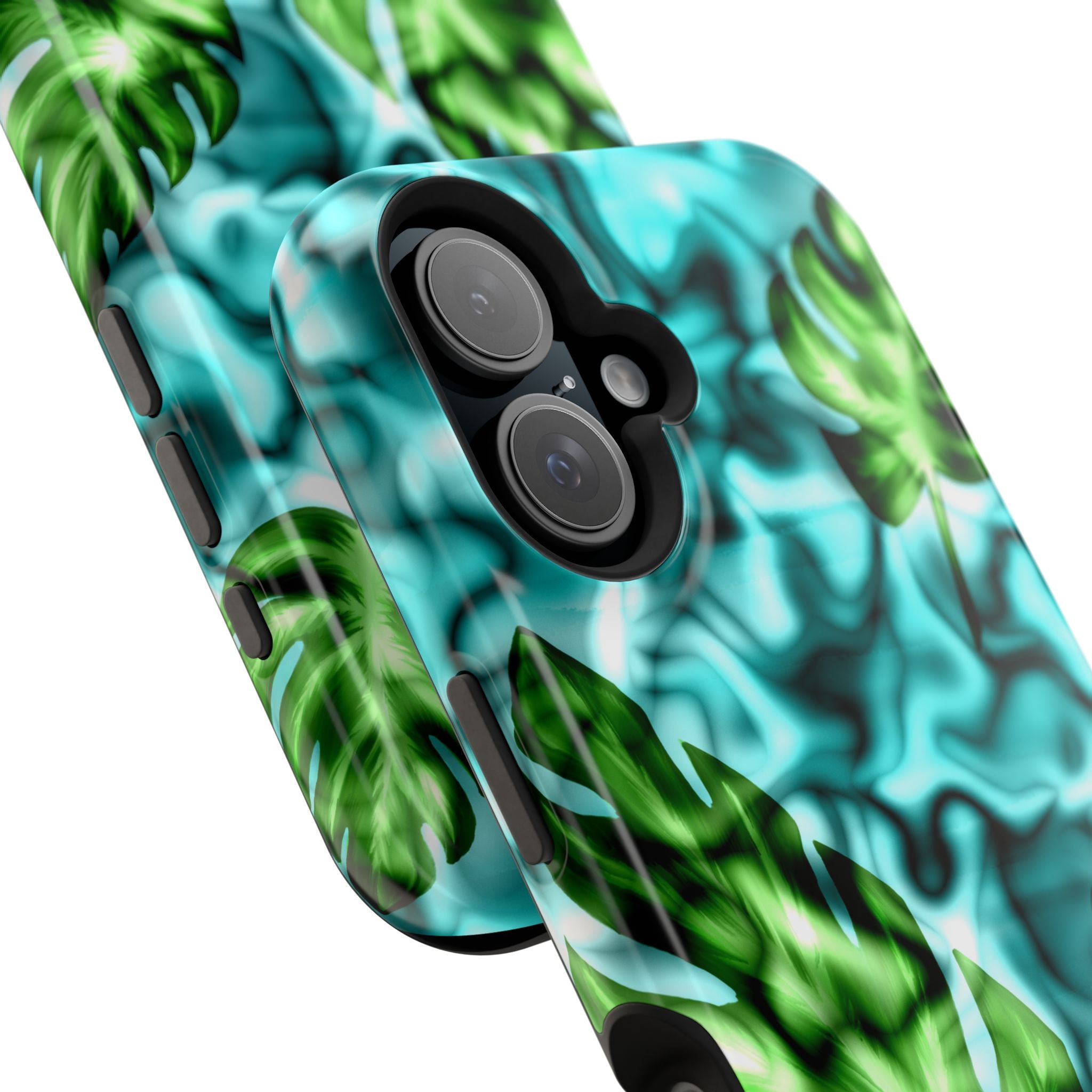 Phone Case — Tropical Monstera Leaves Magnetic Impact-Resistant Cover
