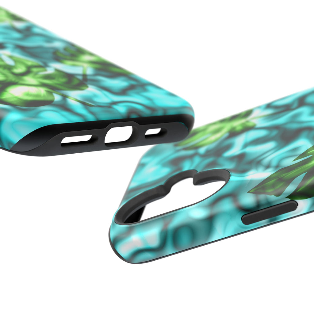 Phone Case — Tropical Monstera Leaves Magnetic Impact-Resistant Cover