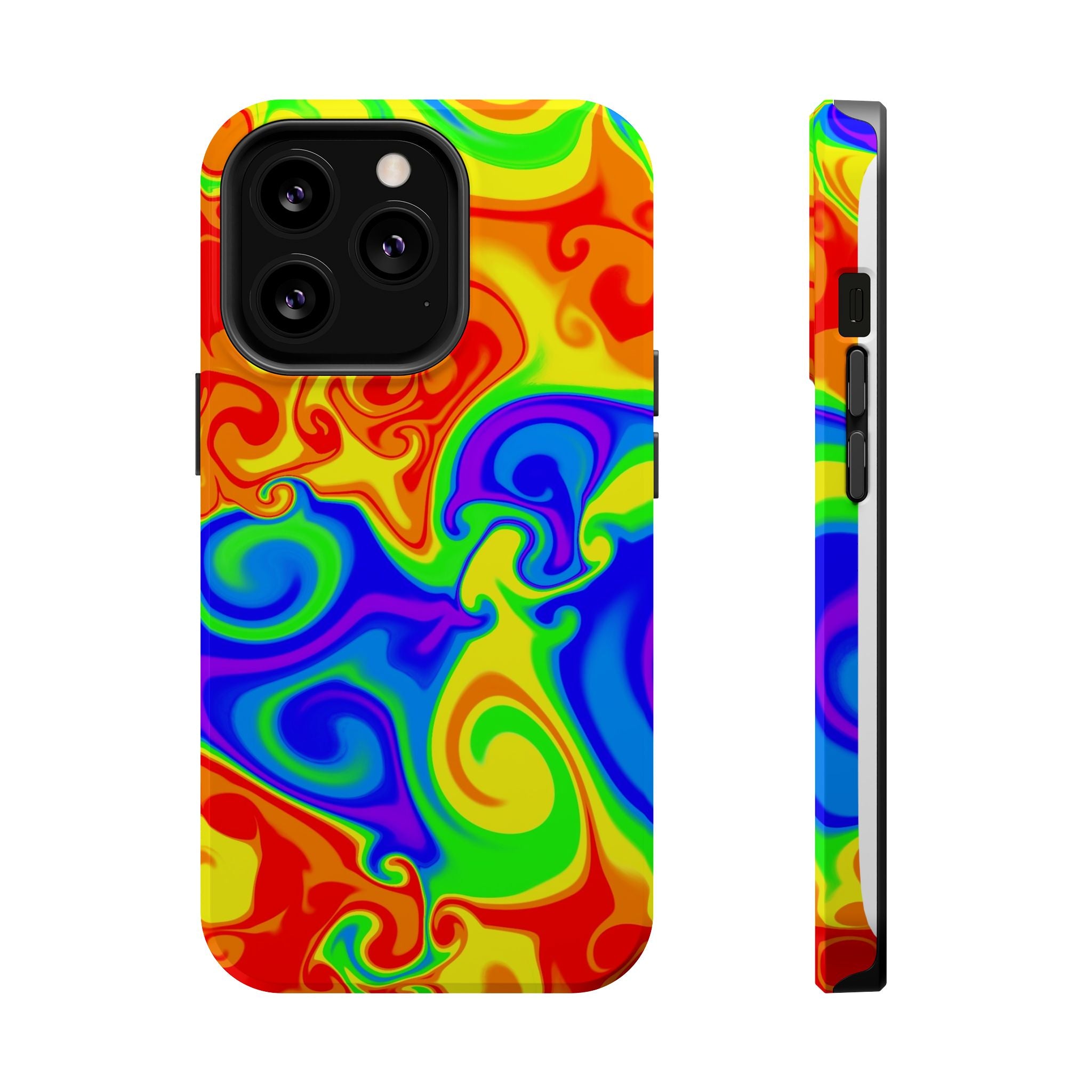 Psychedelic Swirl Magnetic Impact-Resistant Phone Case