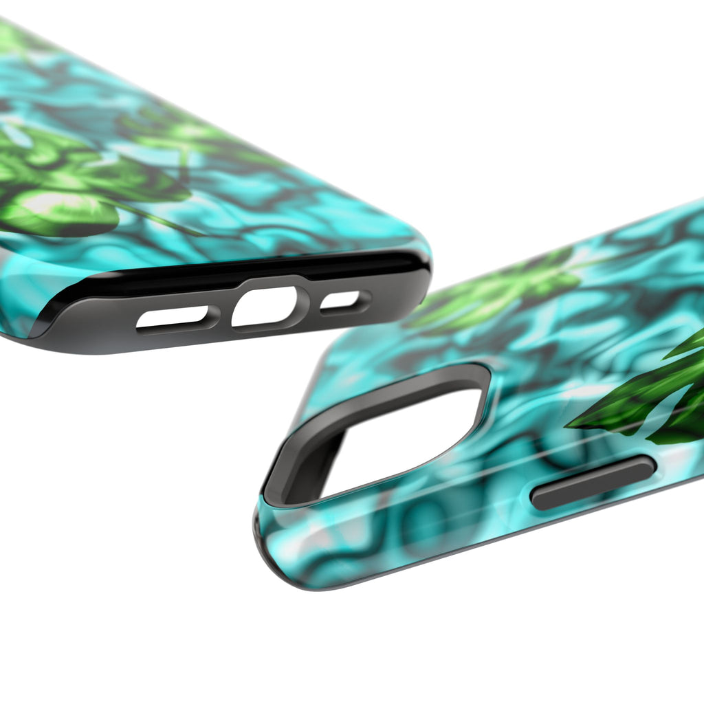 Phone Case — Tropical Monstera Leaves Magnetic Impact-Resistant Cover
