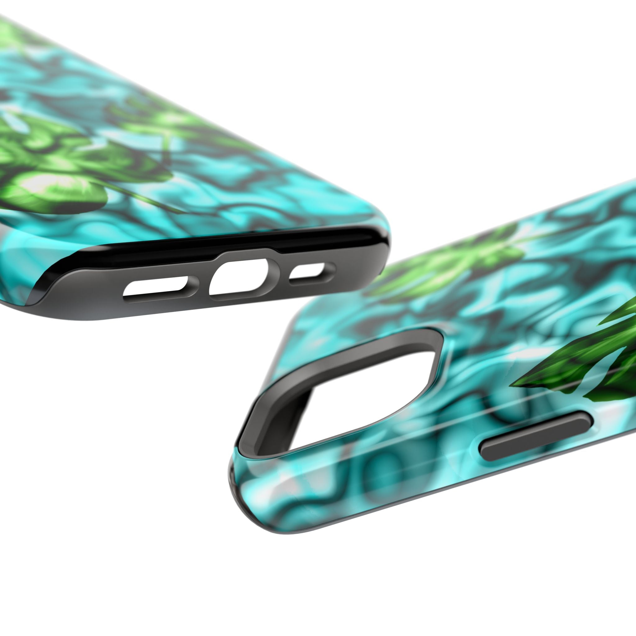 Phone Case — Tropical Monstera Leaves Magnetic Impact-Resistant Cover