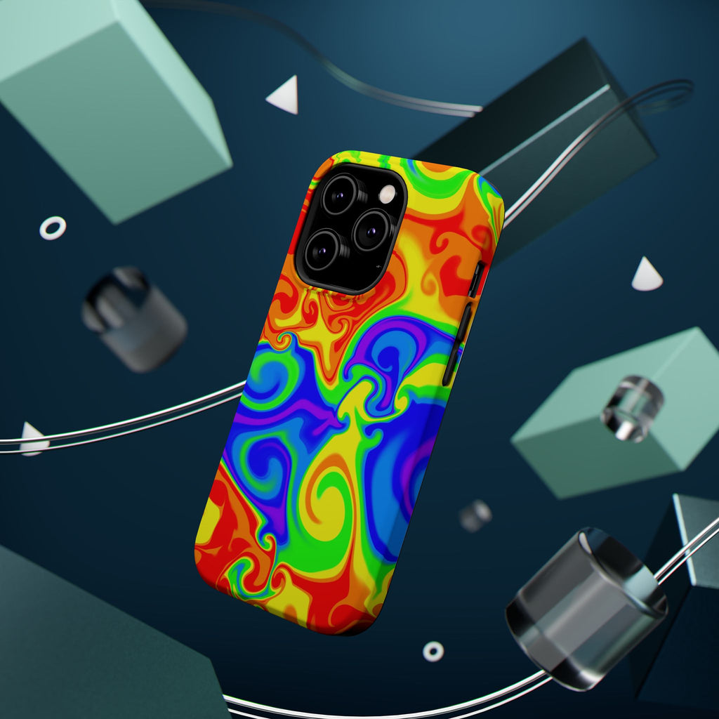 Psychedelic Swirl Magnetic Impact-Resistant Phone Case