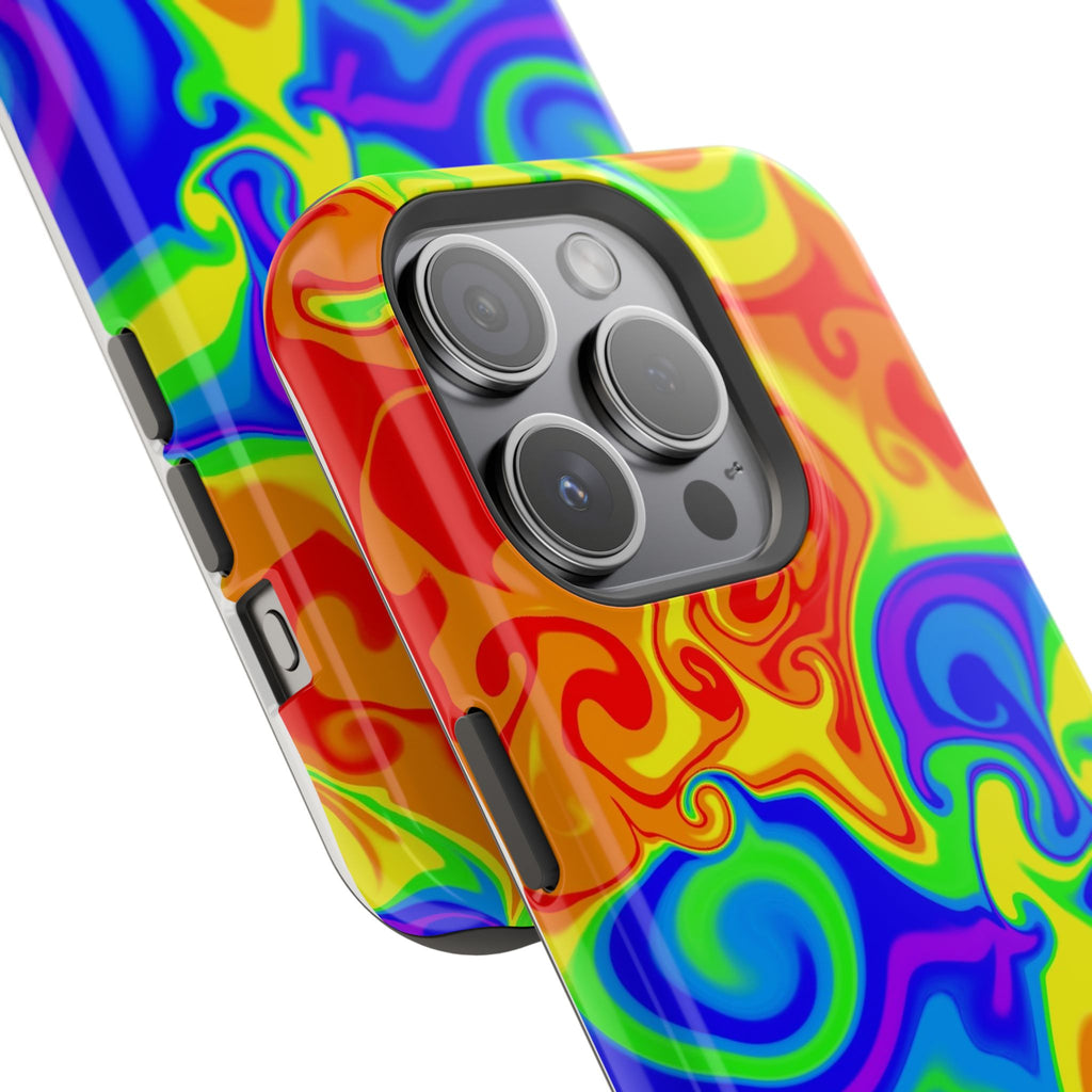 Psychedelic Swirl Magnetic Impact-Resistant Phone Case