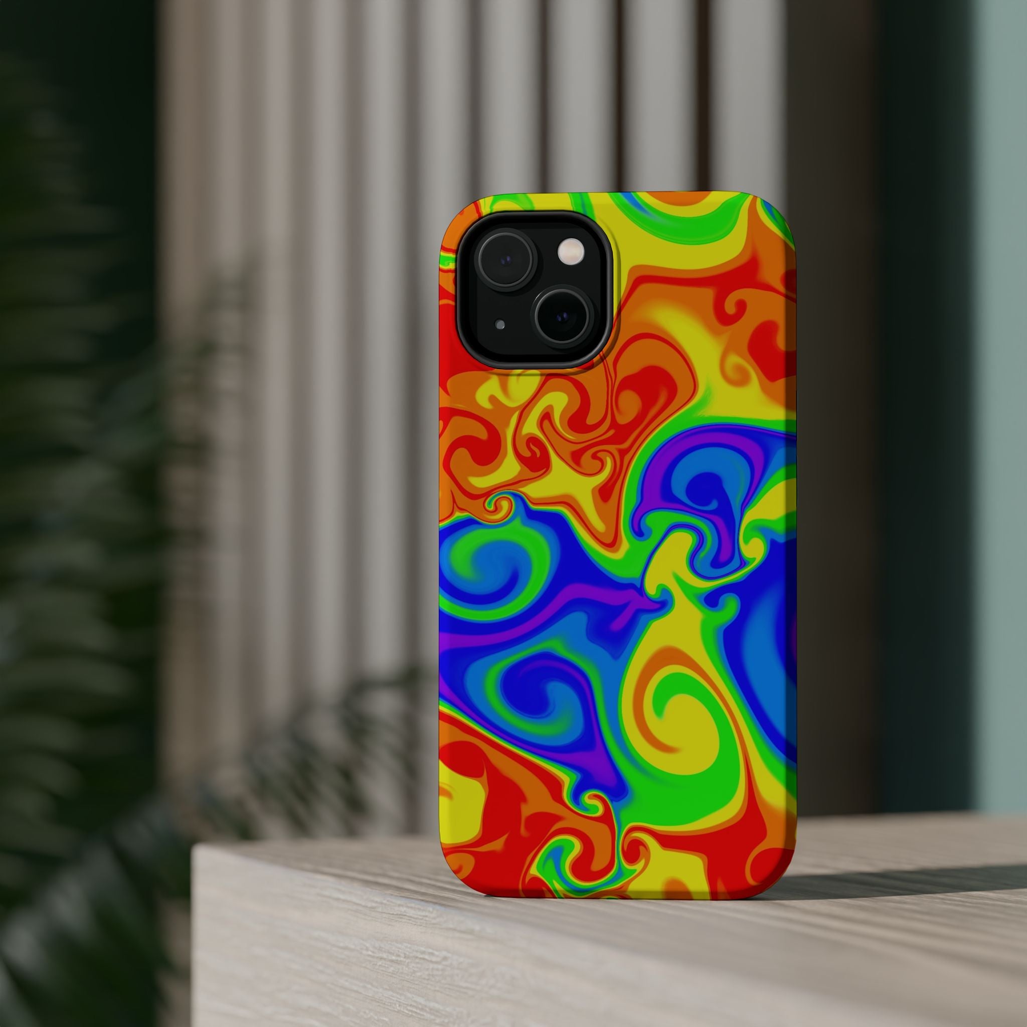 Psychedelic Swirl Magnetic Impact-Resistant Phone Case