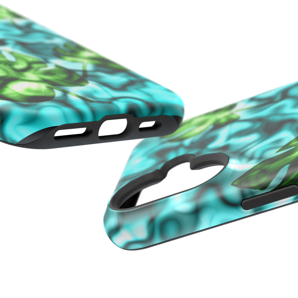 Phone Case — Tropical Monstera Leaves Magnetic Impact-Resistant Cover