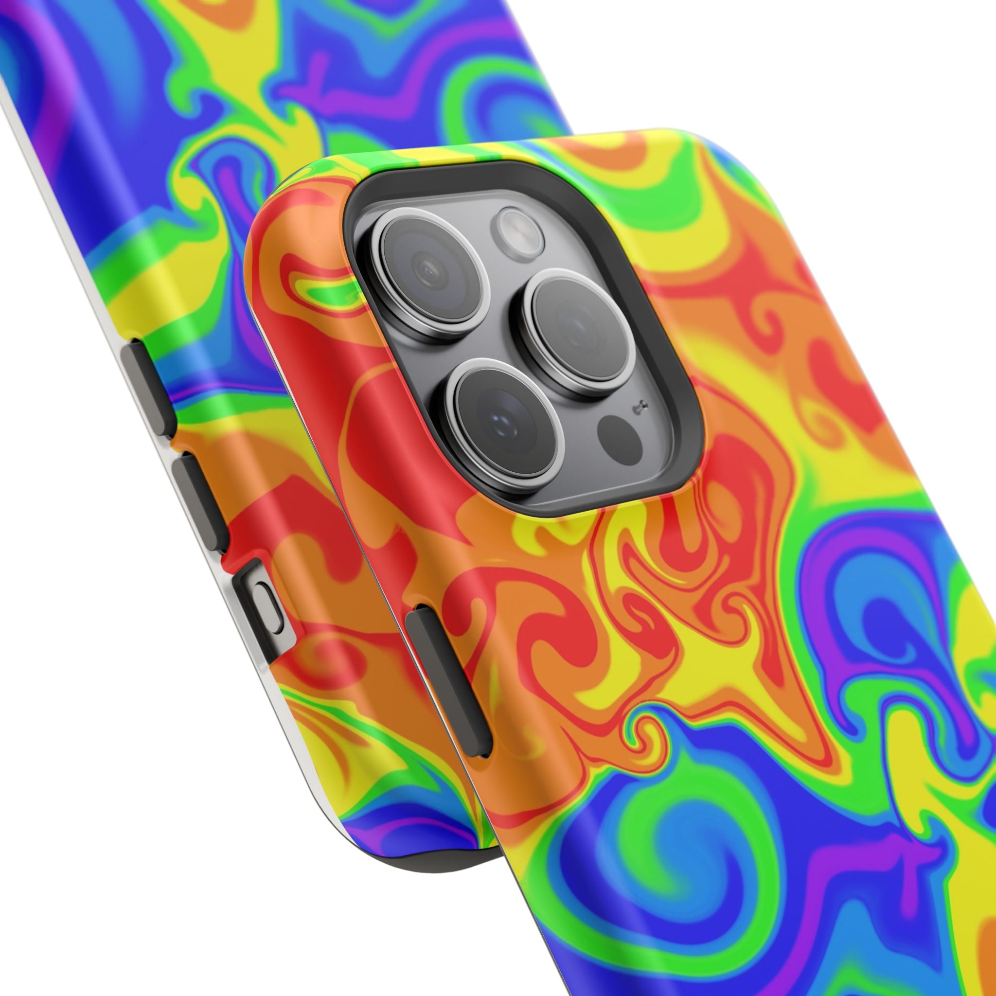 Psychedelic Swirl Magnetic Impact-Resistant Phone Case