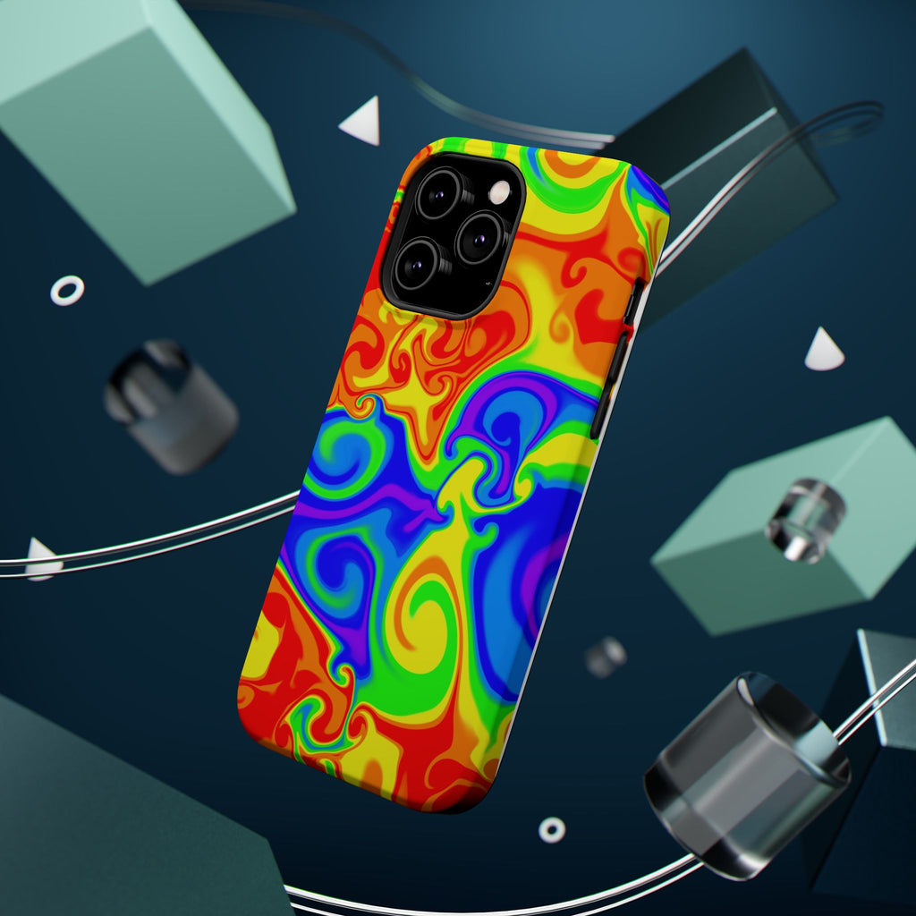 Psychedelic Swirl Magnetic Impact-Resistant Phone Case
