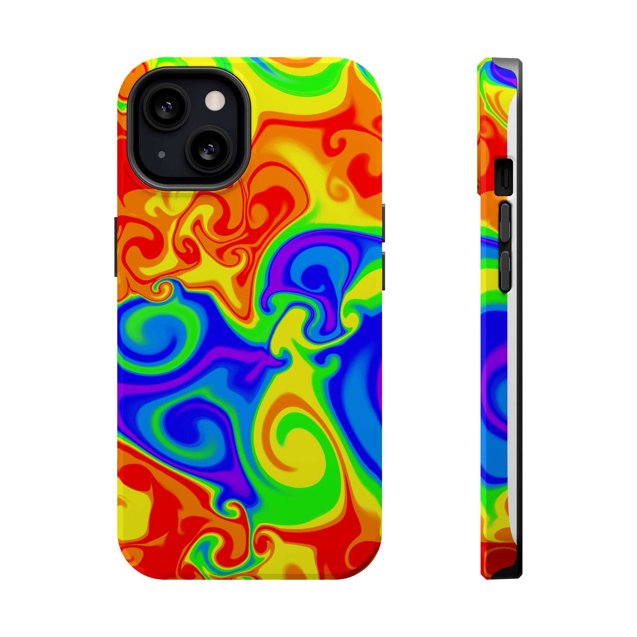 Psychedelic Swirl Magnetic Impact-Resistant Phone Case