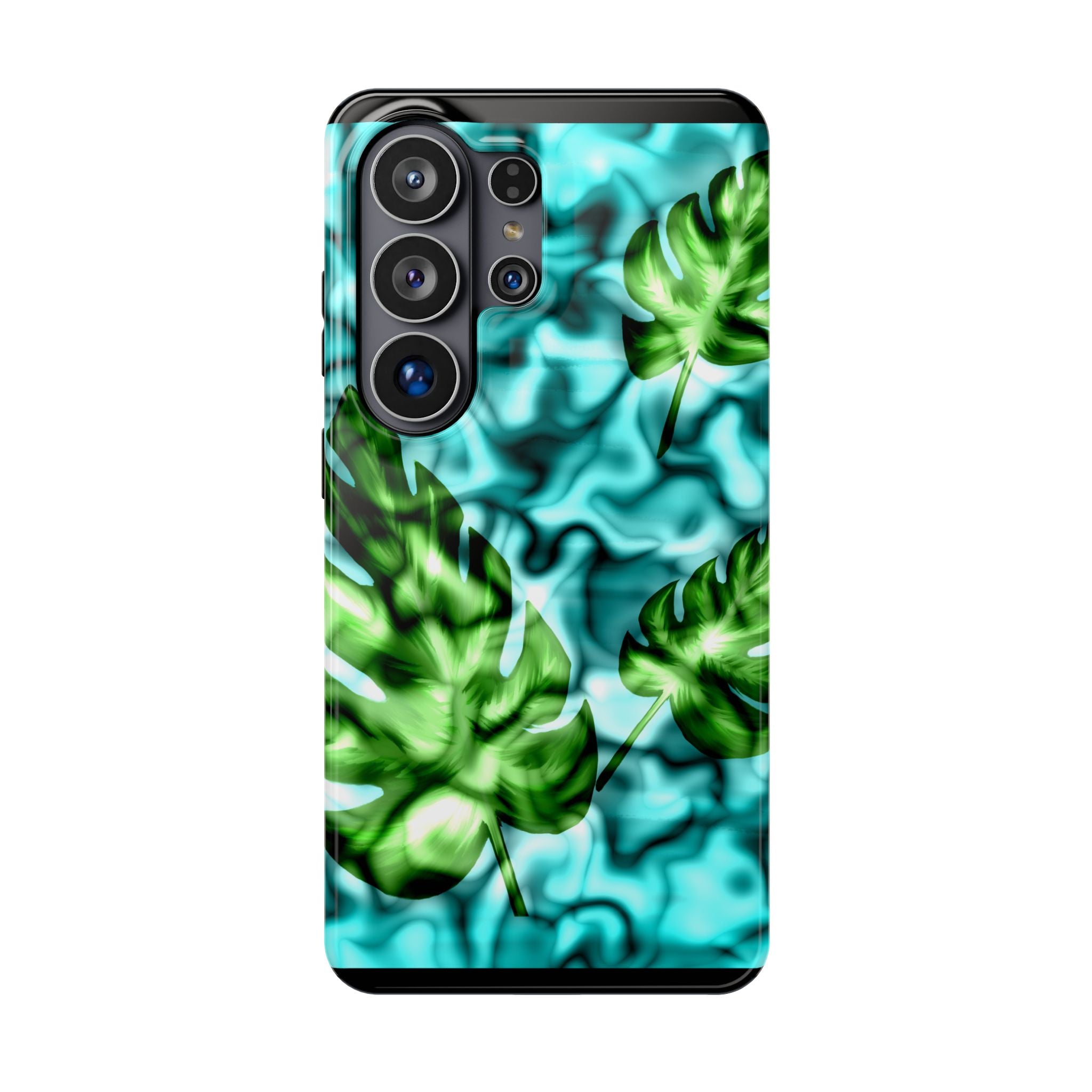 Phone Case — Tropical Monstera Leaves Magnetic Impact-Resistant Cover