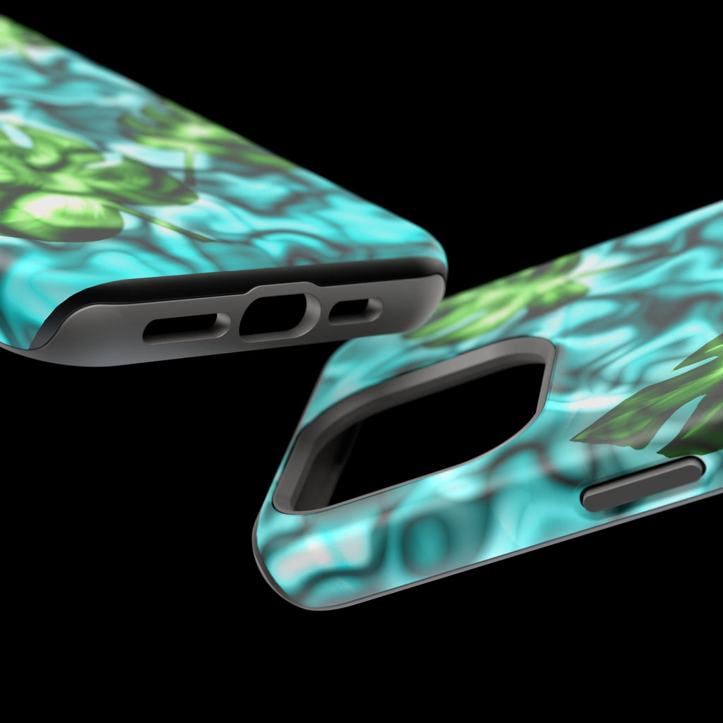 Phone Case — Tropical Monstera Leaves Magnetic Impact-Resistant Cover