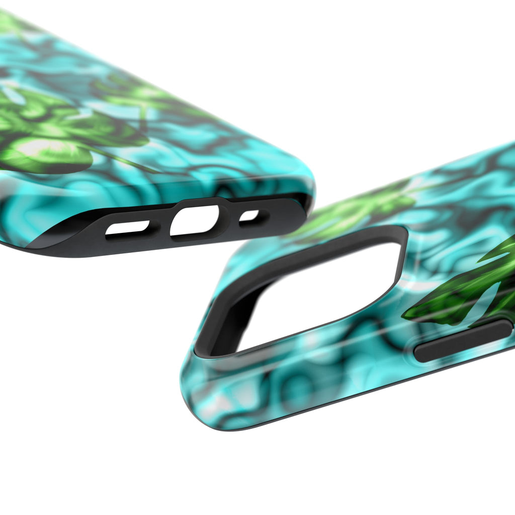 Phone Case — Tropical Monstera Leaves Magnetic Impact-Resistant Cover