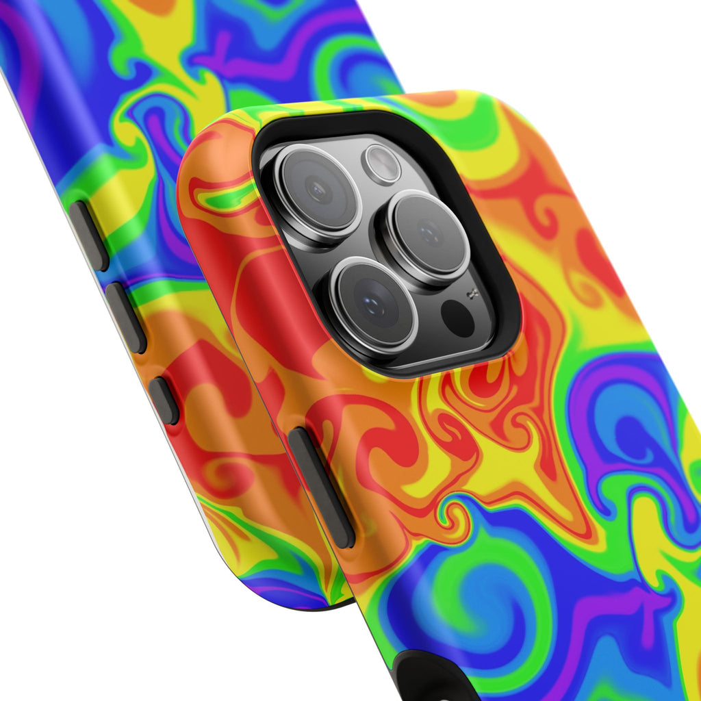 Psychedelic Swirl Magnetic Impact-Resistant Phone Case