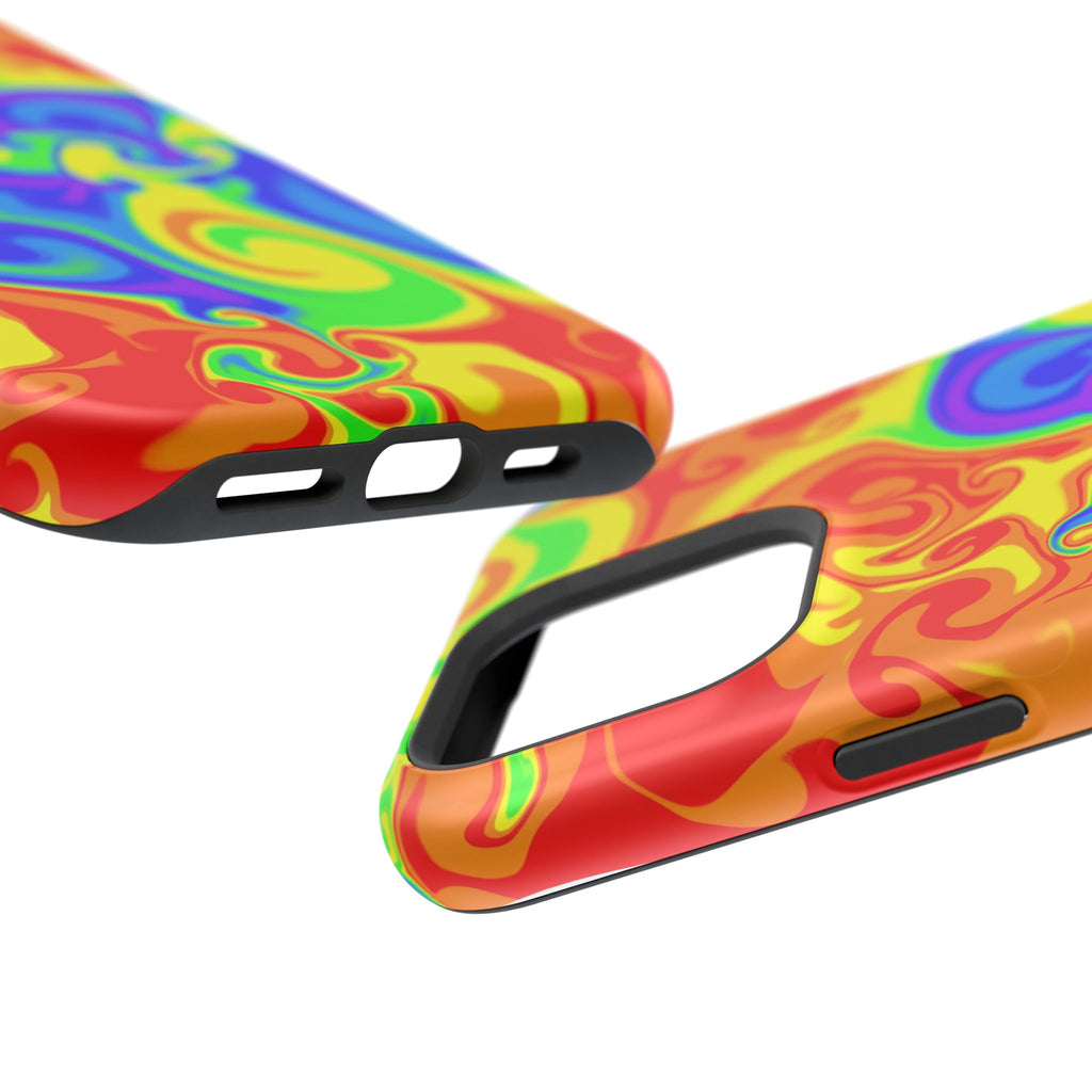 Psychedelic Swirl Magnetic Impact-Resistant Phone Case