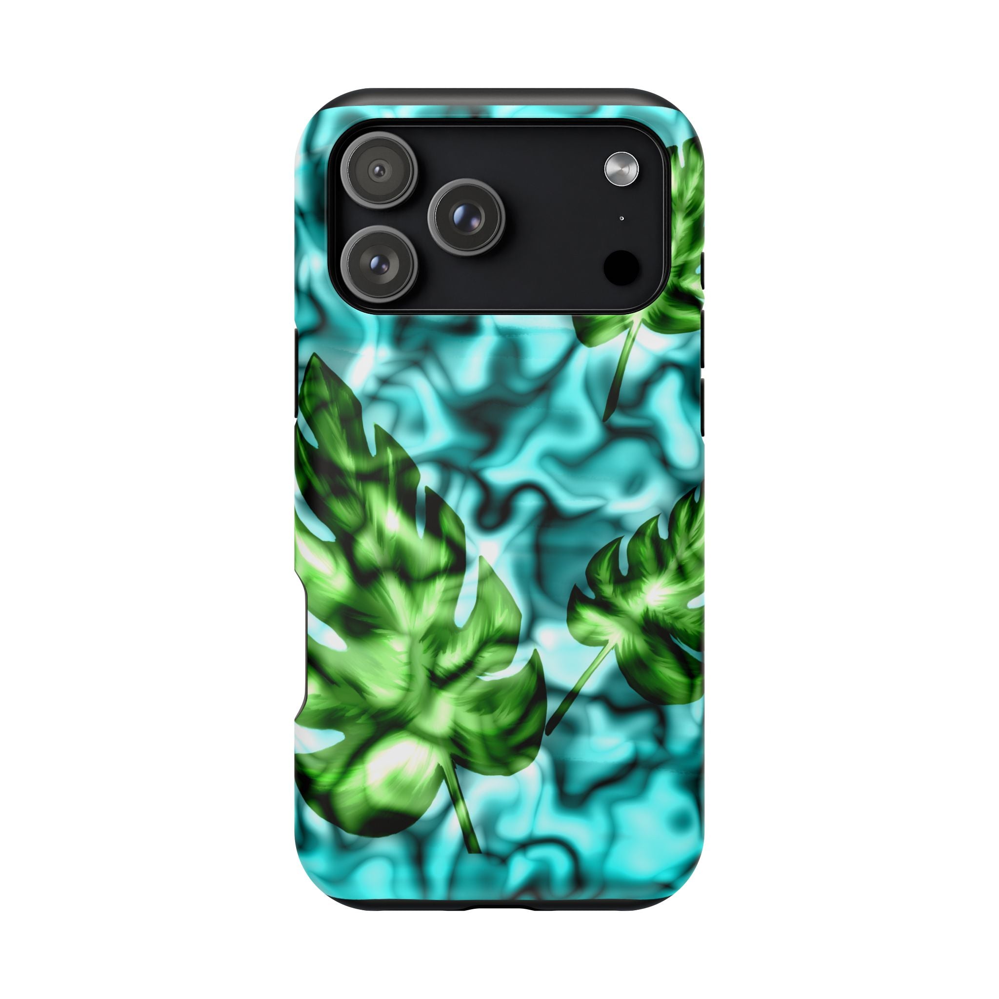 Phone Case — Tropical Monstera Leaves Magnetic Impact-Resistant Cover